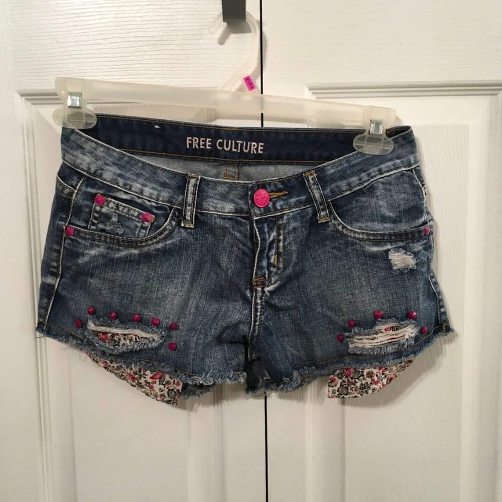 Free Culture Denim Shorts